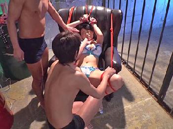 澁谷果歩のアナルにメリメリ巨根をねじ込み2穴SEX