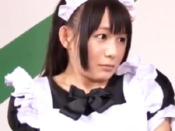 仕事をサボって昼寝してたメイドをご主人様がコンドーム未装着でお仕置き性交