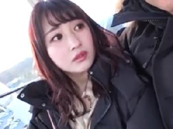 巨乳の素人女子大生とデート後に性行為撮りセックス