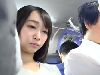 OLのエロ尻に肉棒を押し付けて否応なしに挿入する変態男