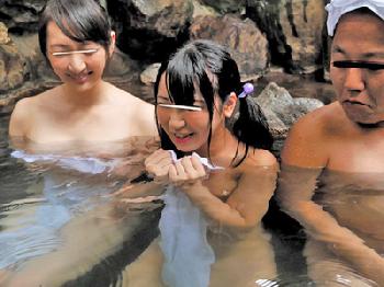 混浴で娘を守ろうとする母→親子丼強姦
