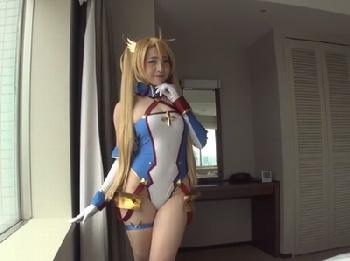 コスプレ史上歴代NO1の可愛さ!!FG〇コスプレの19歳美少女が中出しトランスハメ撮り