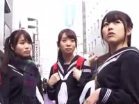 修学旅行で東京に来た女子校生→案内人に騙され集団中出し性暴行