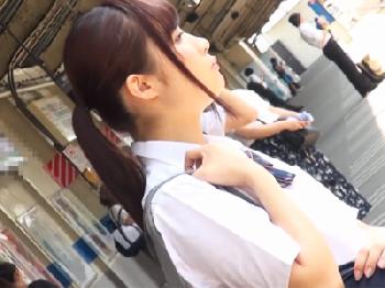 超カワ女子校生が痴漢集団によって女性器も顔も汚される‥