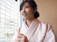 着物姿のとても綺麗な熟女とホテル→心ゆくまで肉棒を堪能させての顔面射精ハメ