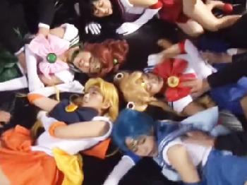 美少女ヒロインを捕らえてハーレム強姦→次々に挿入されてアクメ顔晒して痙攣絶頂