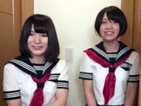 パンチラ防止のブルマに逆に興奮してしまいそのまま着衣SEX!!