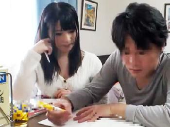 親がいない間に巨乳家庭教師を性的暴行膣内射精!!