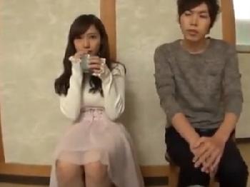 素人娘が男友達と混浴体験→まさかの膣射交尾に発展!!