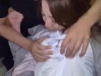 帰宅途中の女性会社員をつけて冷酷非道な膣射強姦!!