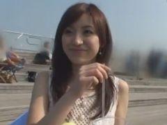 透明感抜群の素人女子大生とデートを楽しんでハメ撮りで締める!!