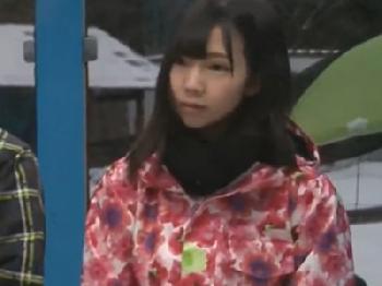 ゲレンデでナンパした素人女性器に避妊具なしで挿入射精