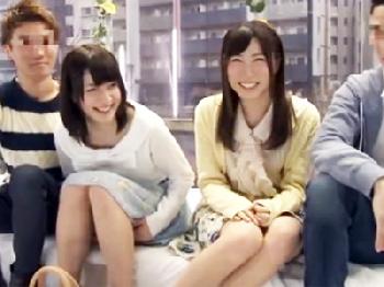 ダブルデートを楽しんでいた仲良しバカップルがパートナーを交換してスワッピング乱交