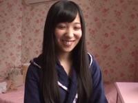 黒髪清楚な栄川乃亜が中年男の男性器に絶頂オルガスムW