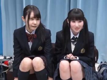 キュートないい制服少女たちを捕獲してぶっかけ挿入する悪い大人