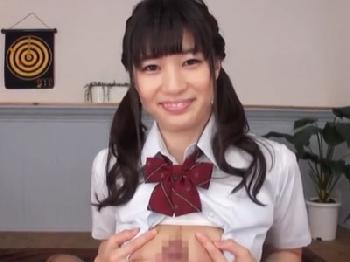 鬼魅力的な巨乳女子校生のマッハ着衣パイズリが気持ち良すぎてドピュドピュ射精