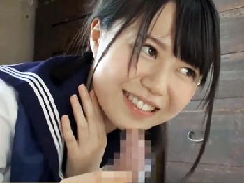 某アイドルグル―プに居そうな清純女子校生が中年男ペニスで快楽エクスタシー