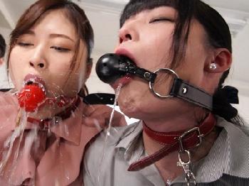 閲覧注意!!むせかえってもヤメてもらえない強制イラマ地獄で完全に狂った女性会社員たちW