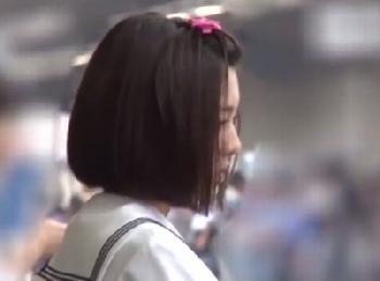 痴漢魔に狙われたムチッとした官能的な肉体の女子校生が抵抗もできずにヤラレ放題W
