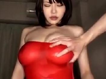 爆乳お姉さん沖田杏梨とローションぬるテカ性交!!