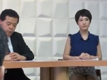 番組終了後の美女アナウンサーが楽屋での挿入で強制アクメ