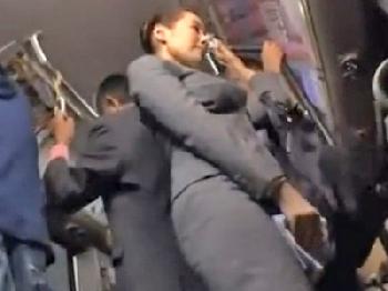 痴漢どころか公衆の面前で性的凌辱までされた熟女会社員