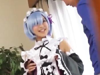 カメラ小僧とコスプレイヤーの禁断の関係!!リゼロコスプレ女子をバイブ中出し性調教撮影会