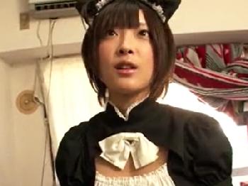 巨乳の最高ボディ!!猫ミミ美少女がが気持ち悪い男の部屋で奉仕交尾