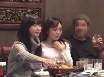これが噂のギャラ飲み!!SNSで募集したガチ素人2人を連れ込んでハメ撮り!!