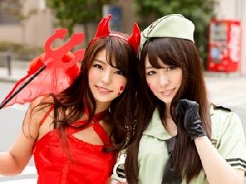 ハロウィンナンパ!!ガチでキュートな女子だけに絞って中出し乱交!!