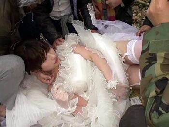 ※胸糞※幸せの絶頂の花嫁をさらって中出し輪姦凌辱する極悪非道な男たち