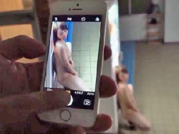 露出狂のマゾ女がバスやカフェで男に見せつけ痴女性交