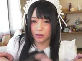 じゅっぽじゅっぽペニスに吸い付く熱を帯びたフェラチオでご奉仕する口便器のメイド