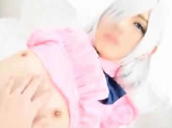 七つの大罪・エリ〇ベスコスプレの薄毛美少女コスプレイヤーとオフ会で性行為