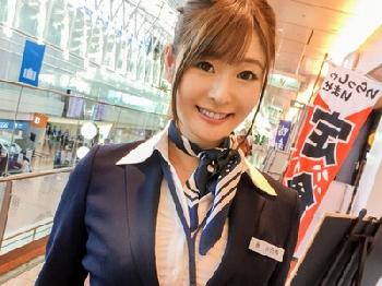顔も身体も気品も最高なキャビンアテンダントをGET!!〇田空港でガチナンパした極上娘との即挿入
