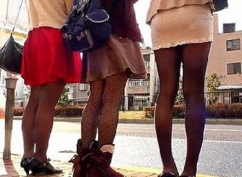 パンスト美女が勢ぞろい!!夢のようなバス車内でムチッとした官能的な肉体の桃尻を好き勝手し放題