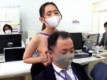 絶対に逆らえない王様ゲーム!!いつもはツンとしてる女性会社員を服従させる社内性交