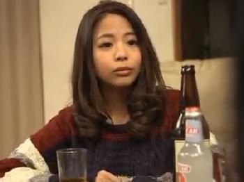 酒の勢いですぐにセックス許す尻軽ギャル