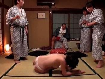 社員旅行でゲスゲーム!!クズ社員たちに一晩中犯された美女会社員