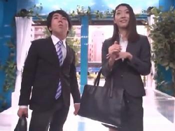 お金の魔力に負けて混浴する上司と部下→流れでコンドーム未装着の膣射性交