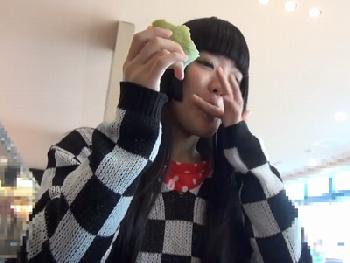 前髪パッツンの童顔娘と温泉旅館で性交渉するハメ撮り旅行!!