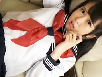 セーラー服の妹女子校生がお兄ちゃんと親に内緒で熱々近親性交渉W