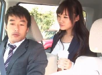 爆乳過ぎる部下OLと外回り中にラブホテルへ!!営業放置でラッキー性交