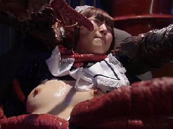 ガチ閲覧注意!!冷酷非道な触手に泣き叫びながらあらゆる穴を犯される美少女