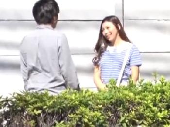 初対面ペニスからの子宮への直接射精に痙攣絶頂する素人娘