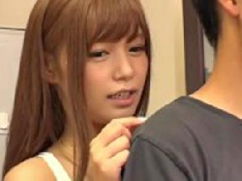 ノーブラ美乳房が白いタンプトップから透けてる痴女と濡れ濡れSEX