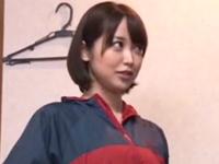 巨乳姉とストレッチ中に性的興奮して近親タブー性交開始!!