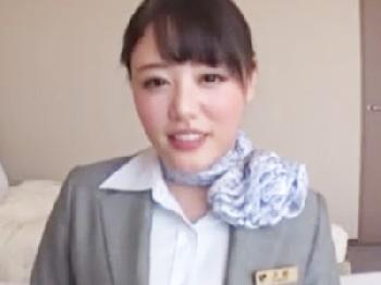 柔らか巨乳のキャビンアテンダントパンスト着衣のまま全身全霊性交!!