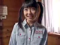 控えめな黒髪パイパンベビーフェイス美少女との温泉旅行でたっぷり膣射性交!!