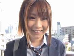 スクール水着の美少女との性行為で子供の種を亀頭から気持ちよく発射